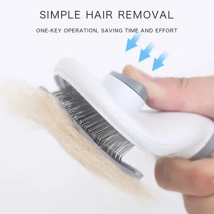 Dog and Cat Self Cleaning Brush.