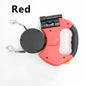 Retractable Dual Doggie Leash with LED Light.
