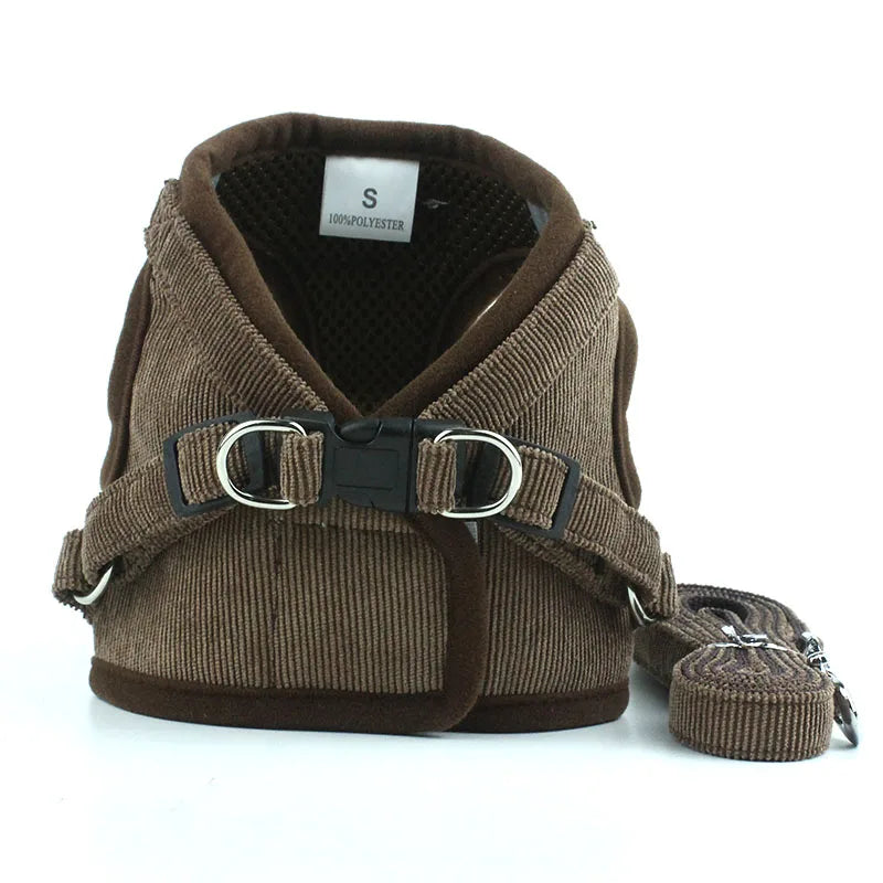 Reflective Pet Dog Vest Harness and Leash Set.