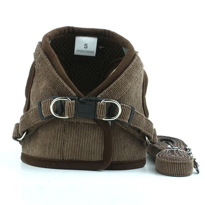 Reflective Pet Dog Vest Harness and Leash Set.
