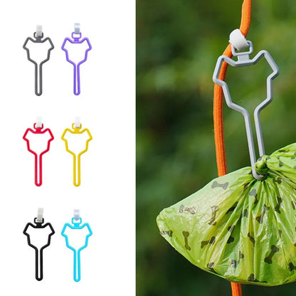 Poop Bag Holder Waste Carrier Clip Hands-Free