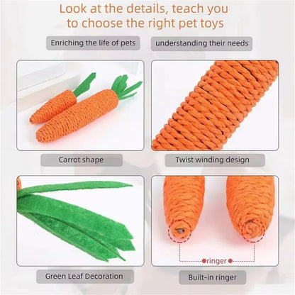 Carrot Cat Toy.