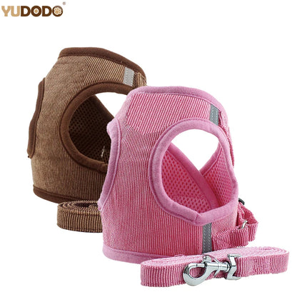 Reflective Pet Dog Vest Harness and Leash Set.