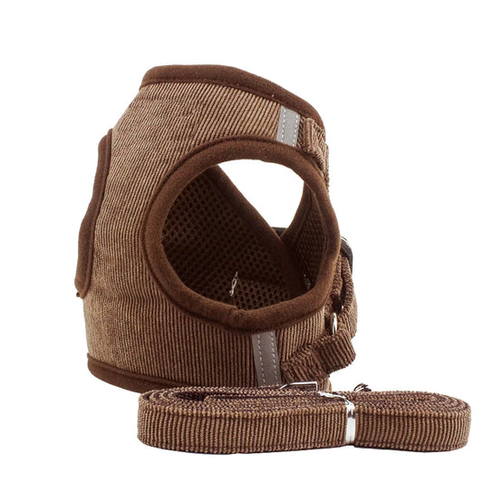 Reflective Pet Dog Vest Harness and Leash Set.